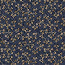 MB Indigo Neutrals Blossom - R021179D-NAVY - Cotton Fabric