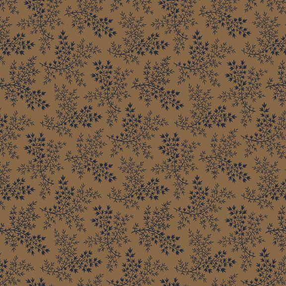 MB Indigo Neutrals Sprig - R021181D-CANYON - Cotton Fabric