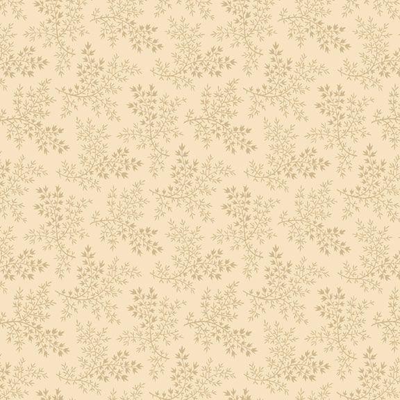 MB Indigo Neutrals Sprig - R021181D-CREAM - Cotton Fabric