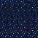 MB Indigo and Cheddar Dashs and Dot - R330777-INDIGO - Cotton Fabric