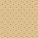 MB Indigo and Cheddar Dashs and Dot - R330777-TAN - Cotton Fabric