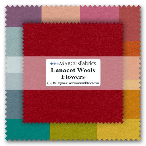 MB Lanacot Wools Layer Cake - SS100-FLOWERS - Precut
