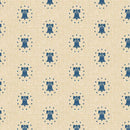 MB Liberty Island Bell - R261663D-BLUE - Cotton Fabric