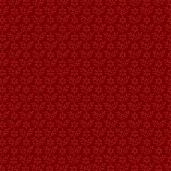 MB Liberty Island Flower - R261665D-RED - Cotton Fabric