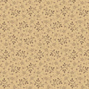 MB Mercantile Flannels Cozy Leaves - F171115-TAN - Cotton Flannel Fabric