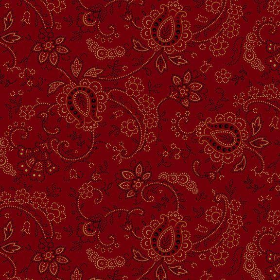 MB Mercantile Flannels Meadow Ridge - F171112-RED - Cotton Flannel Fabric