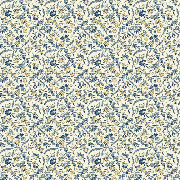 MB Middleboro Road Flower Field - R581560D-CREAM - Cotton Fabric