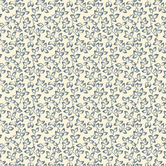 MB Middleboro Road Leaves - R581563D-CREAM - Cotton Fabric