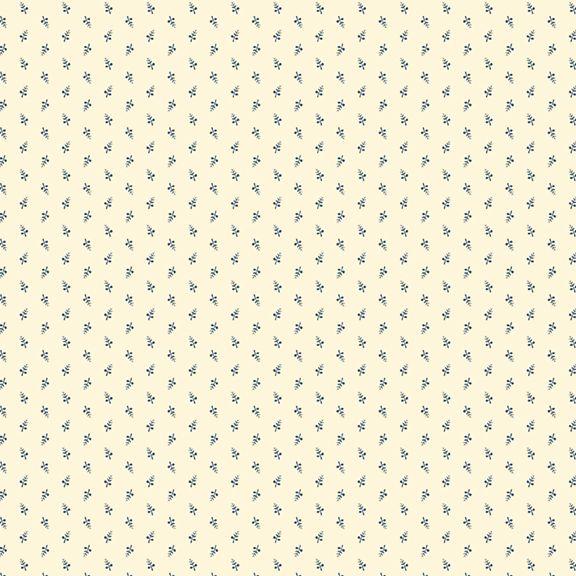 MB Middleboro Road Mini Sprig - R581565D-CREAM - Cotton Fabric