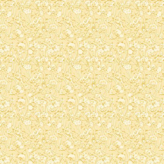 MB Middleboro Road Painterly Flower - R581561D-YELLOW - Cotton Fabric