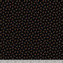 MB Midnight Cheddar Dot Leaf - R172085-BLACK - Cotton Fabric