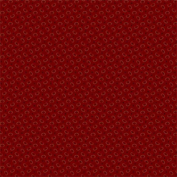 MB Pam's Patchwork Stars Broken Oval - R171125D-RED - Cotton Fabric