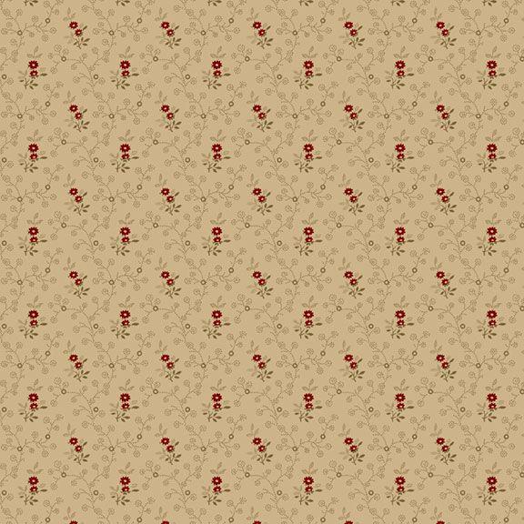 MB Pam's Patchwork Stars Nutmeg - R171124D-BEIGE - Cotton Fabric