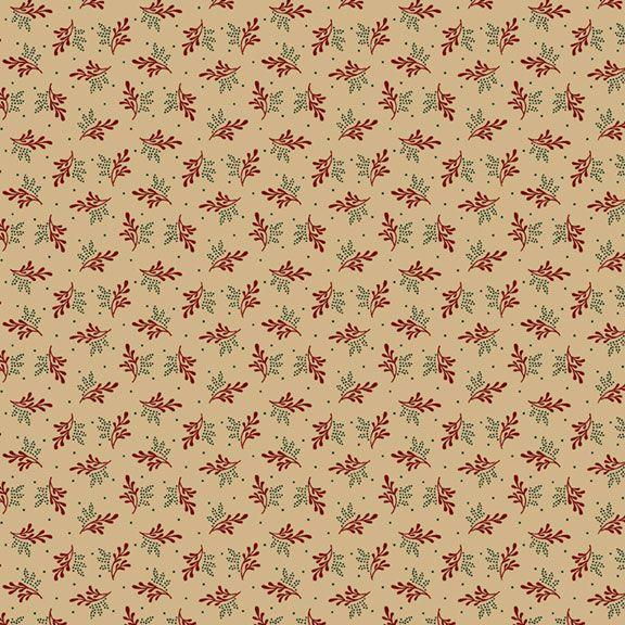 MB Pineberry Cabin Sprig - R171425D-TAN - Cotton Fabric