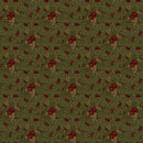 MB Pineberry Lane Winter Foliage - R172000D-GREEN - Cotton Fabric