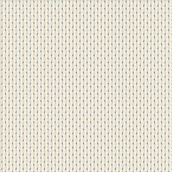 MB Pint Sized Neutrals Tiny Stripe - R101251D-BLUE - Cotton Fabric