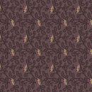 MB Plumberry Farm Passion Flowers - R171807D-MAUVE - Cotton Fabric