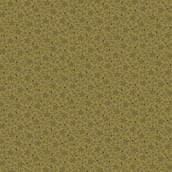 MB Scrap Happy Ditsy - R380893D-OLIVE - Cotton Fabric