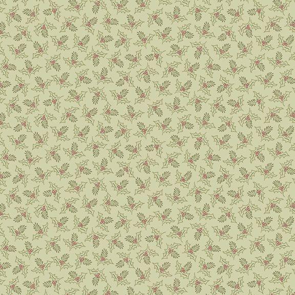MB Songbird Holiday Holly - R190954D-SAGE - Cotton Fabric