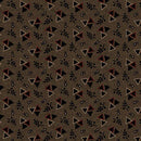 MB Strawberry Emery Tumbling Triangles - R170867D-BLACK - Cotton Fabric