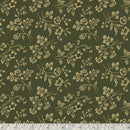 MB Sturbridge Village Charm Tossed Flowers - R332191D-GREEN - Cotton Fabric