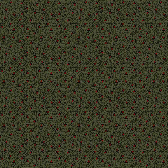 MB Tree Farm Garland - R170975D-GREEN - Cotton Fabric