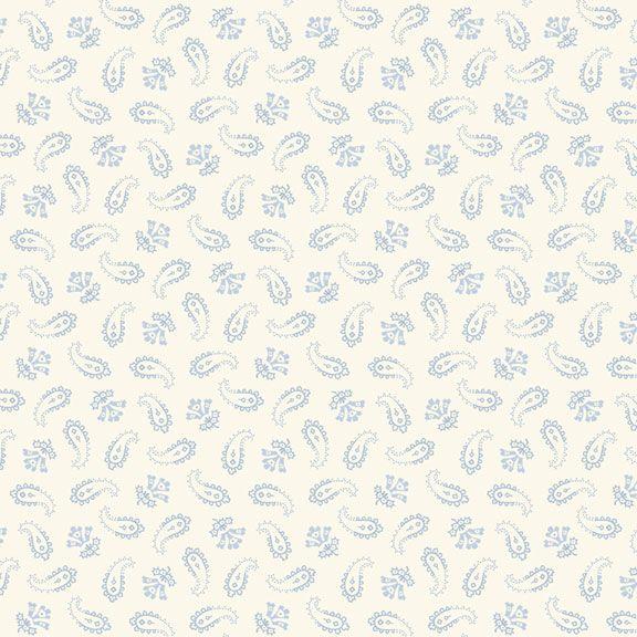 MB Trendy Toile Petite Paisley - R021221D-SKY - Cotton Fabric