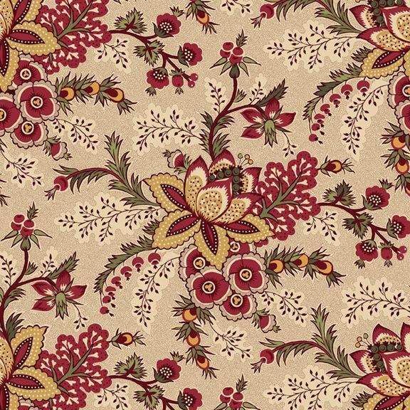 MB Arabella Jacobean - R101513D-MULTI - Cotton Fabric