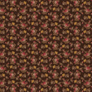 MB Arabella Small Floral - R101515D-BROWN - Cotton Fabric