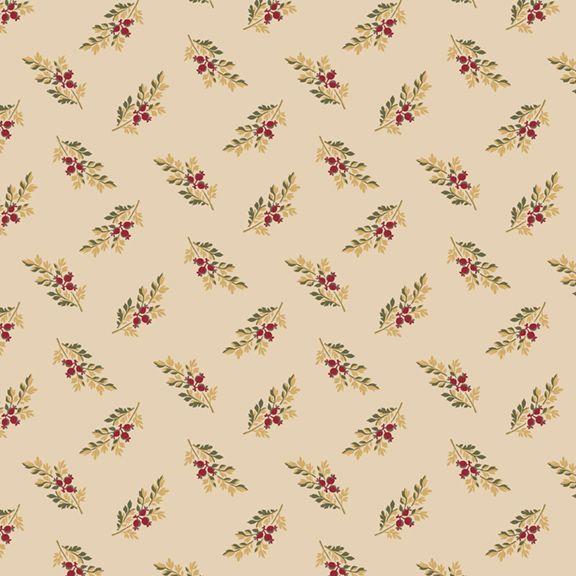 MB Arabella Sprig - R101520D-CREAM - Cotton Fabric