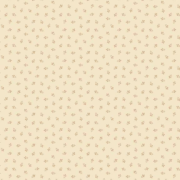 MB Arabella Tiny Tri-Leaf - R101519D-CREAM - Cotton Fabric