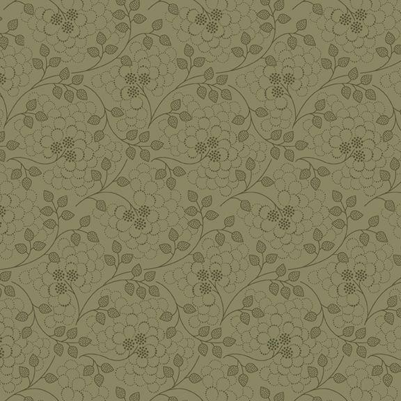 MB Arabella Vines - R101514D-SAGE - Cotton Fabric