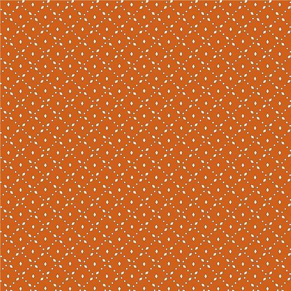 MF Historic Halloween Diamond - R331391D-ORANGE - Cotton Fabric