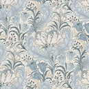 MB Nouveau Floral With Acanthus Leaves - R651061D-CREAM - Cotton Fabric