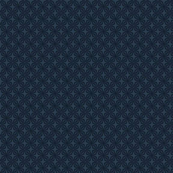 MF Nouveau Spinning Star - R651067D-NAVY - Cotton Fabric