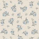 MB Nouveau Tipsy Tulips - R651063D-BEIGE - Cotton Fabric