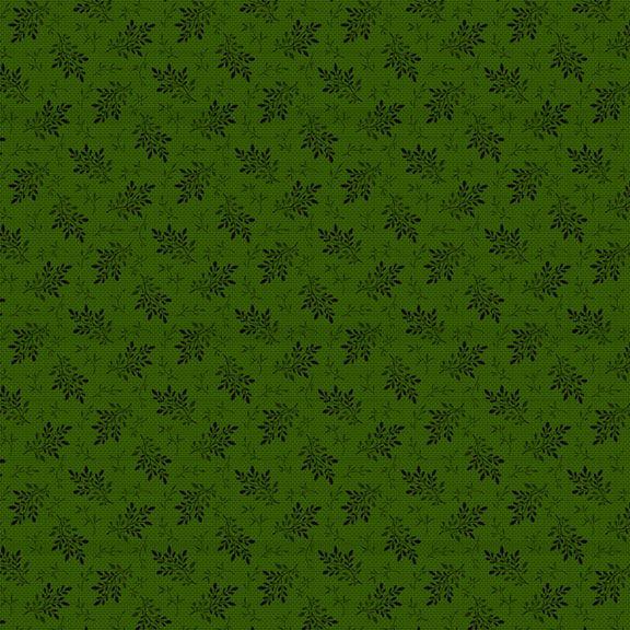 MF Paula's New Companions Branches - R221100D-GREEN - Cotton Fabric