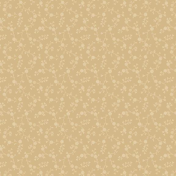 MF Paula's New Companions Tossed Sprigs - R221105D-CREAM - Cotton Fabric