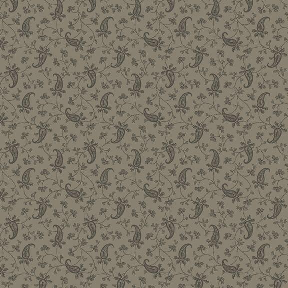 MB Stone Cottage Cottage Paisley - R171585D-GRAY - Cotton Fabric