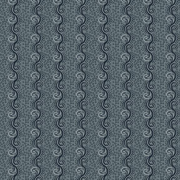 MB Stone Cottage Garden Path - R171590D-BLUE - Cotton Fabric