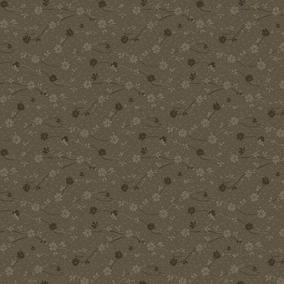 MB Stone Cottage Midnight Garden - R171587D-TAUPE - Cotton Fabric