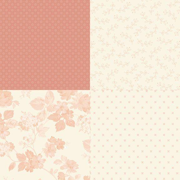 MB Sweet 16 Fat Quarter Panel - R561070D-PINK - Cotton Fabric