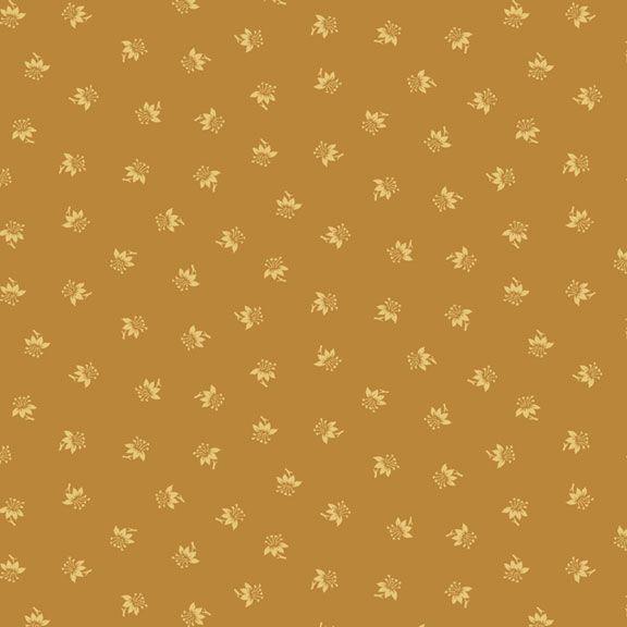 MF Treasured Past Mini Floral - R621370D-GOLD - Cotton Fabric