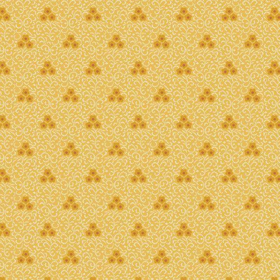 MF Treasured Past Triple Ditsy - R621366D-YELLOW - Cotton Fabric