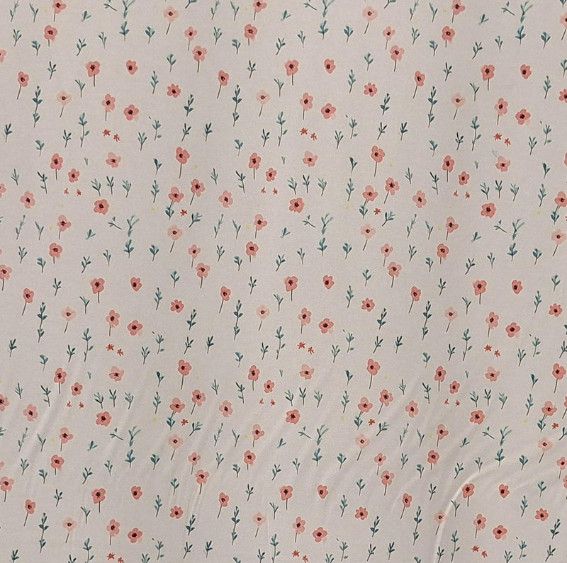 MISC Airlfow Pink Floral - 418607 Pink - Dress & Apparel Fabric