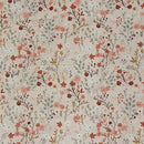 MISC Cotton Linen Floral - 176201 Rosewood - Dress & Apparel Fabric