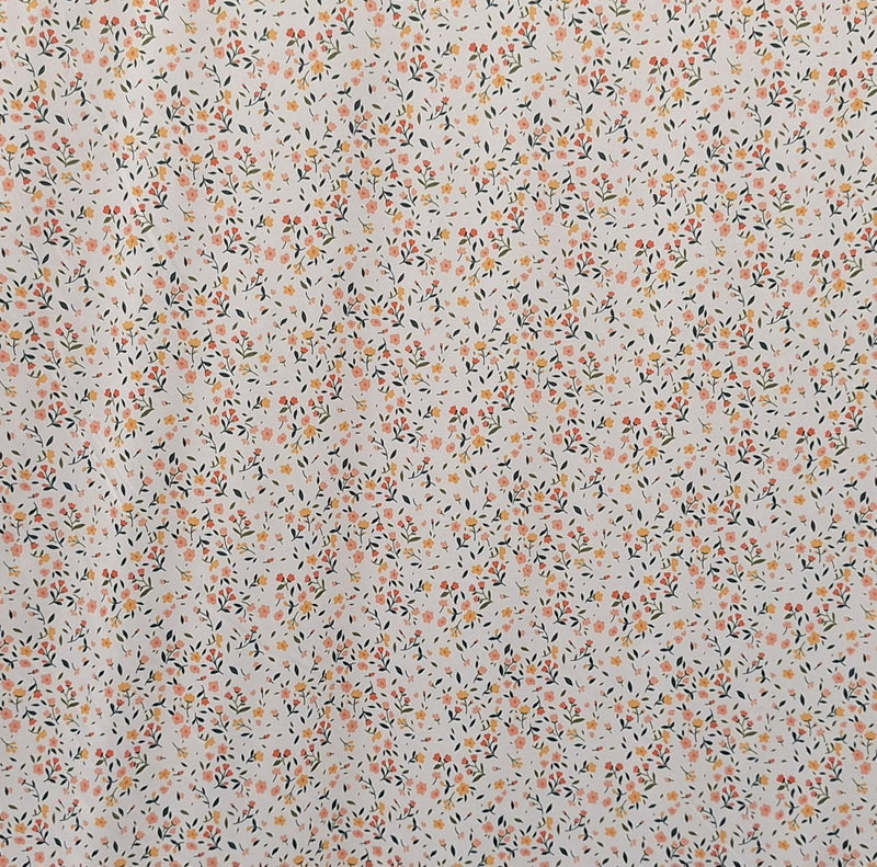 MISC DTY Small Floral - 973697 Peach/Yellow - Dress & Apparel Fabric