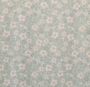 MISC French Terry Floral - 570979 Light Mint - Dress & Apparel Fabric