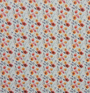 MISC Ribbed Knit Unbrushed Floral - 969024 Apricot - Dress & Apparel Fabric