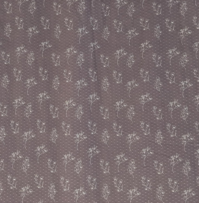 MISC Swiss Dot Floral Knit - ET1025 Lilac - Dress & Apparel Fabric